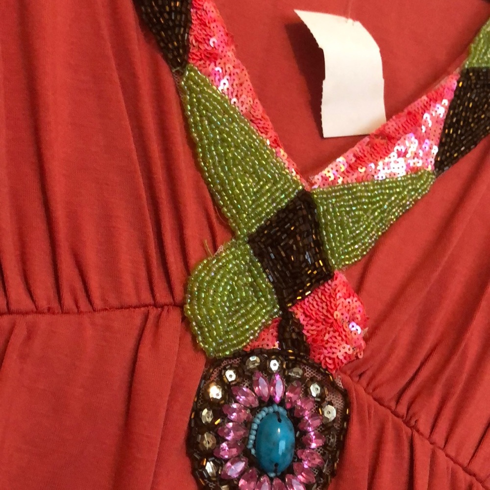 Passion Meets Fashion embellished top